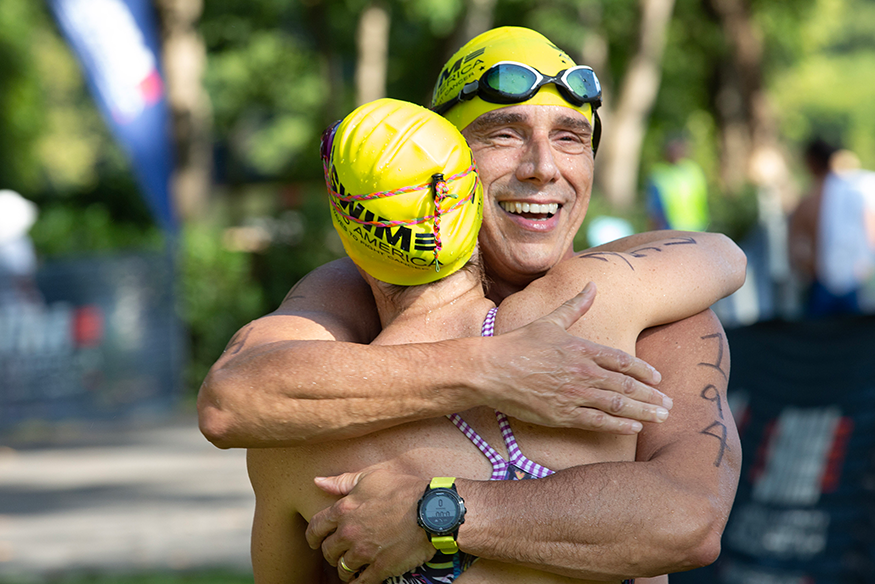 Team River City teammates celebrate