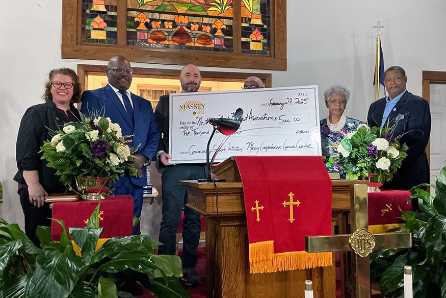 Northern Neck Baptist Association, Inc. with Massey Seed Grant Check