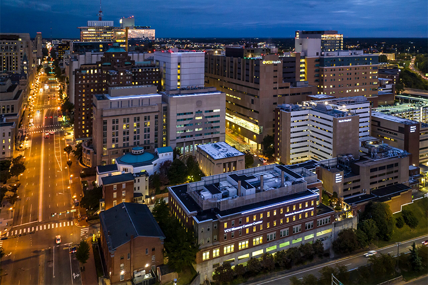Aerial View of VCU Health
