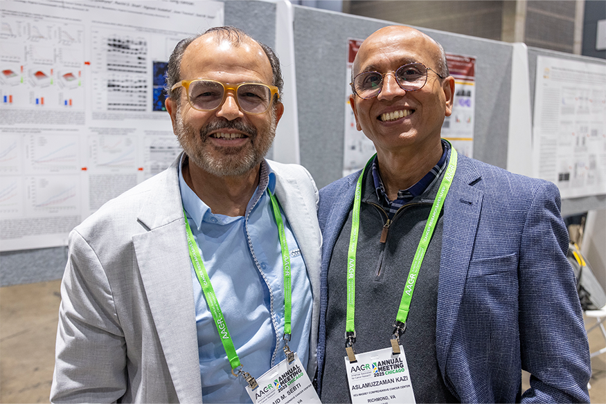 Aslamuzzaman Kazi, Ph.D. and Said Sebti, Ph.D., pictured together