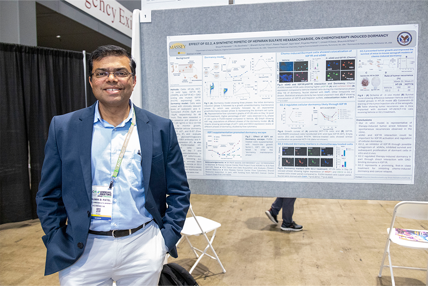Bhaumik Patel, M.D. pictured with their research