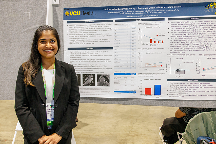 Arunima Punjala, M.D pictured with their research