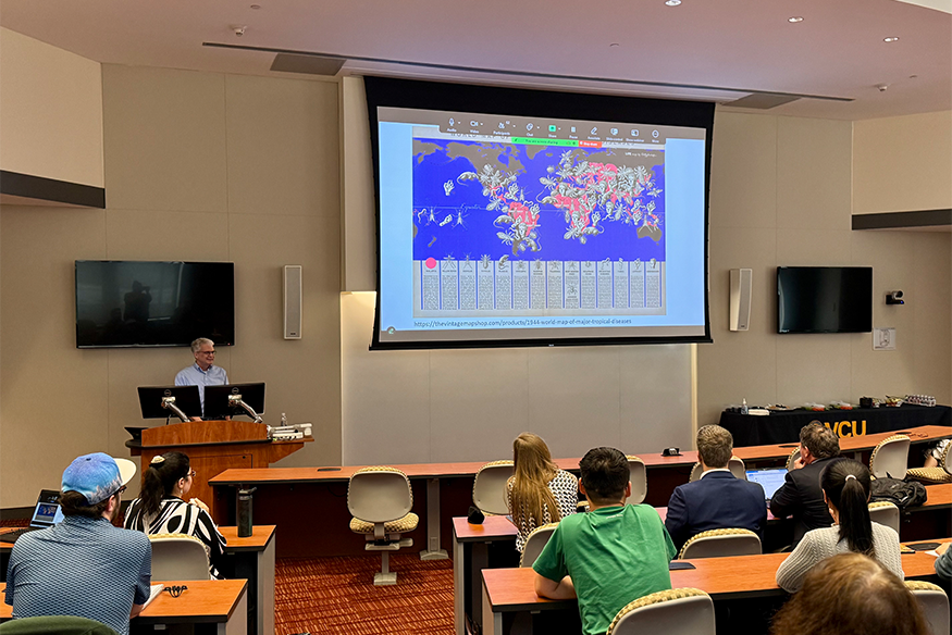 Photo from Dr. David Wheeler Memorial Lecture in Spatial and Cancer Statistics