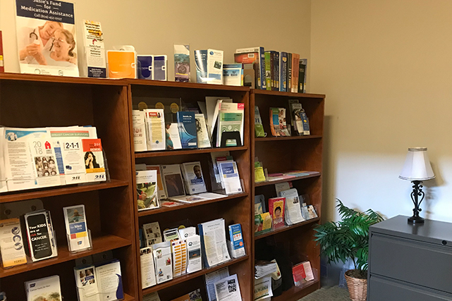 the library at HLLC
