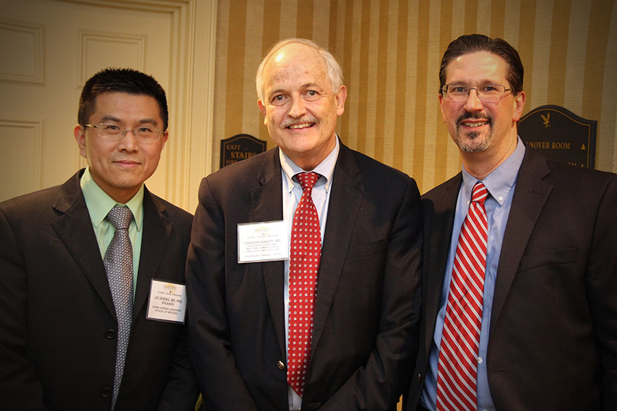 Grossman, Ginder and Zheng at 2016 Affiliate Retreat