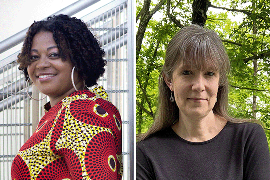Jessica Young Brown, PhD (left) and Elaine Perry, MD (right)