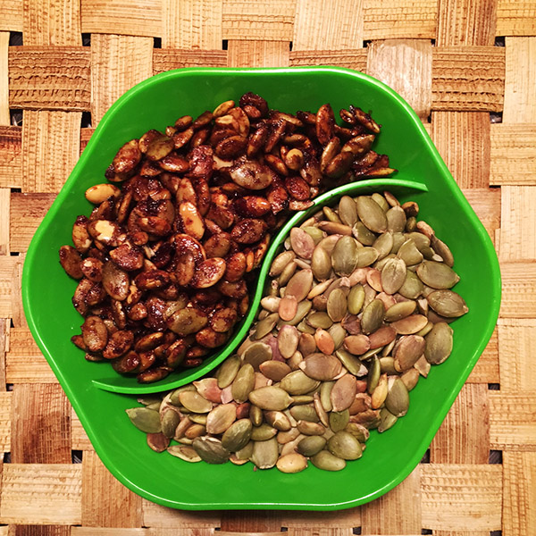 Picture of spiced pumpkin seeds
