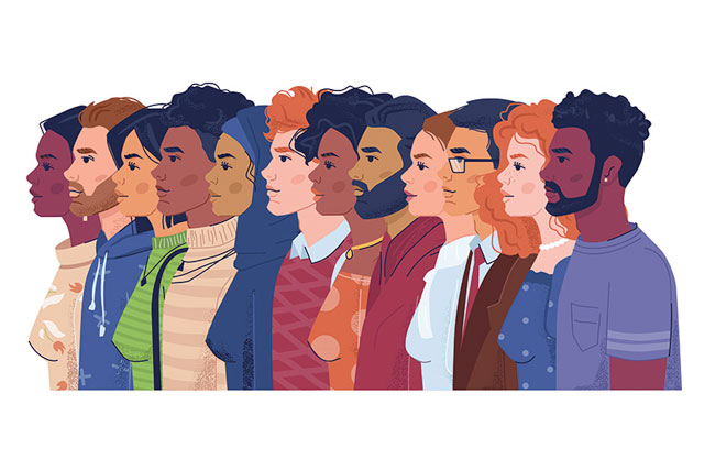 Diverse group of people