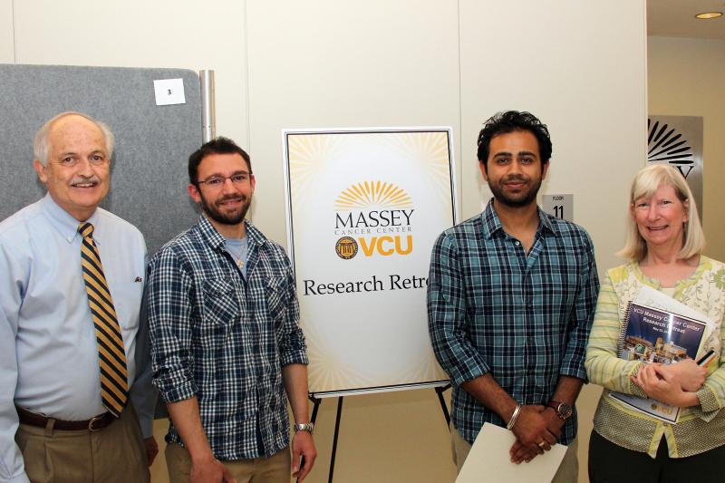 From left to right: Gordon Ginder, M.D., Jeremy Meier, Siddharth Saini, Jolene Windle, Ph.D.